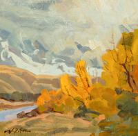 Four Works: Coming Storm, Shelter, As Brooke Make Rivers and Stormy Landscape