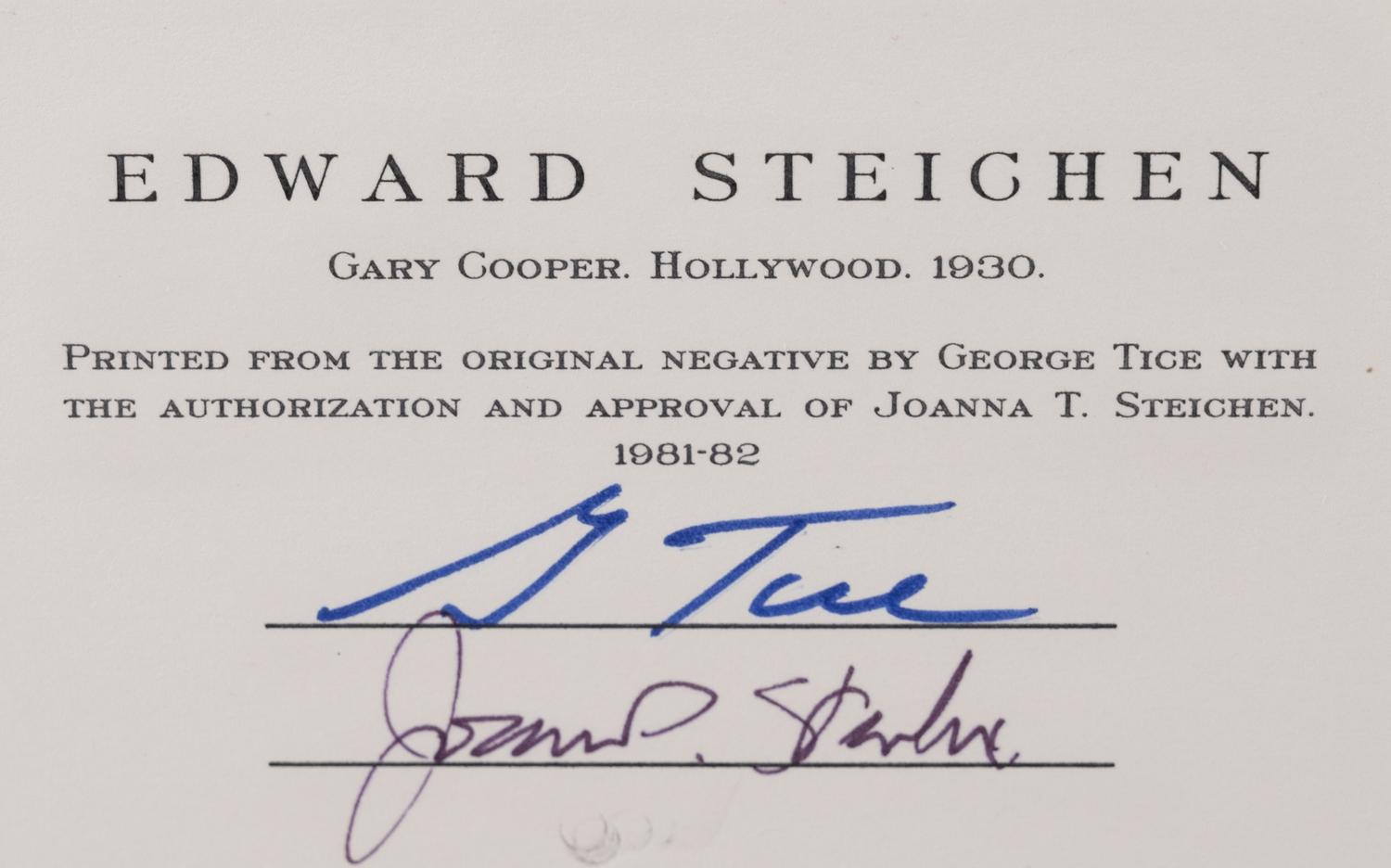 A group of twenty-one photographs (from Twenty-five Photographs printed by George Tice with labels signed by George Tice and Joanna Steichen)