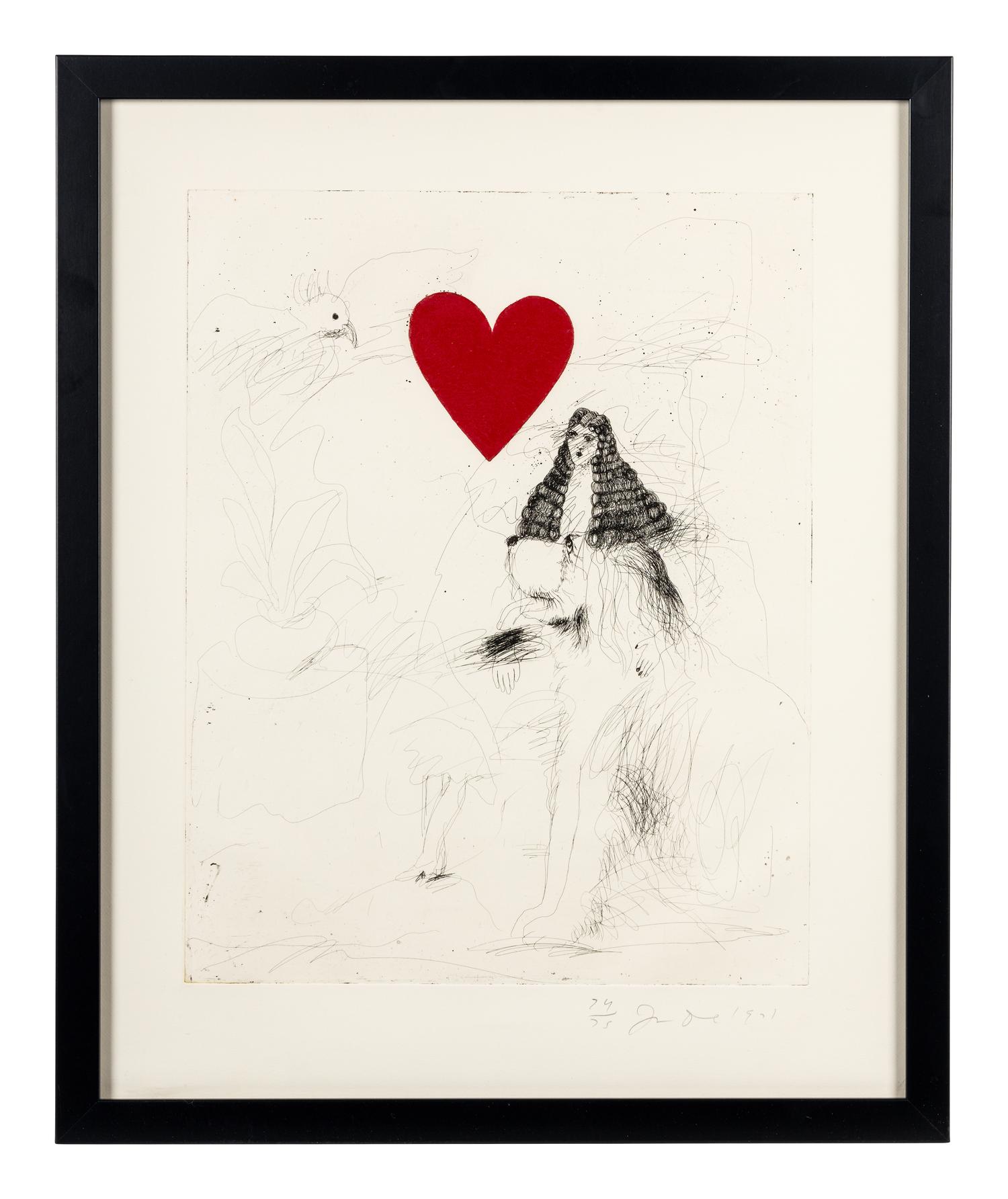 A Girl and Her Dog, State I , 1971