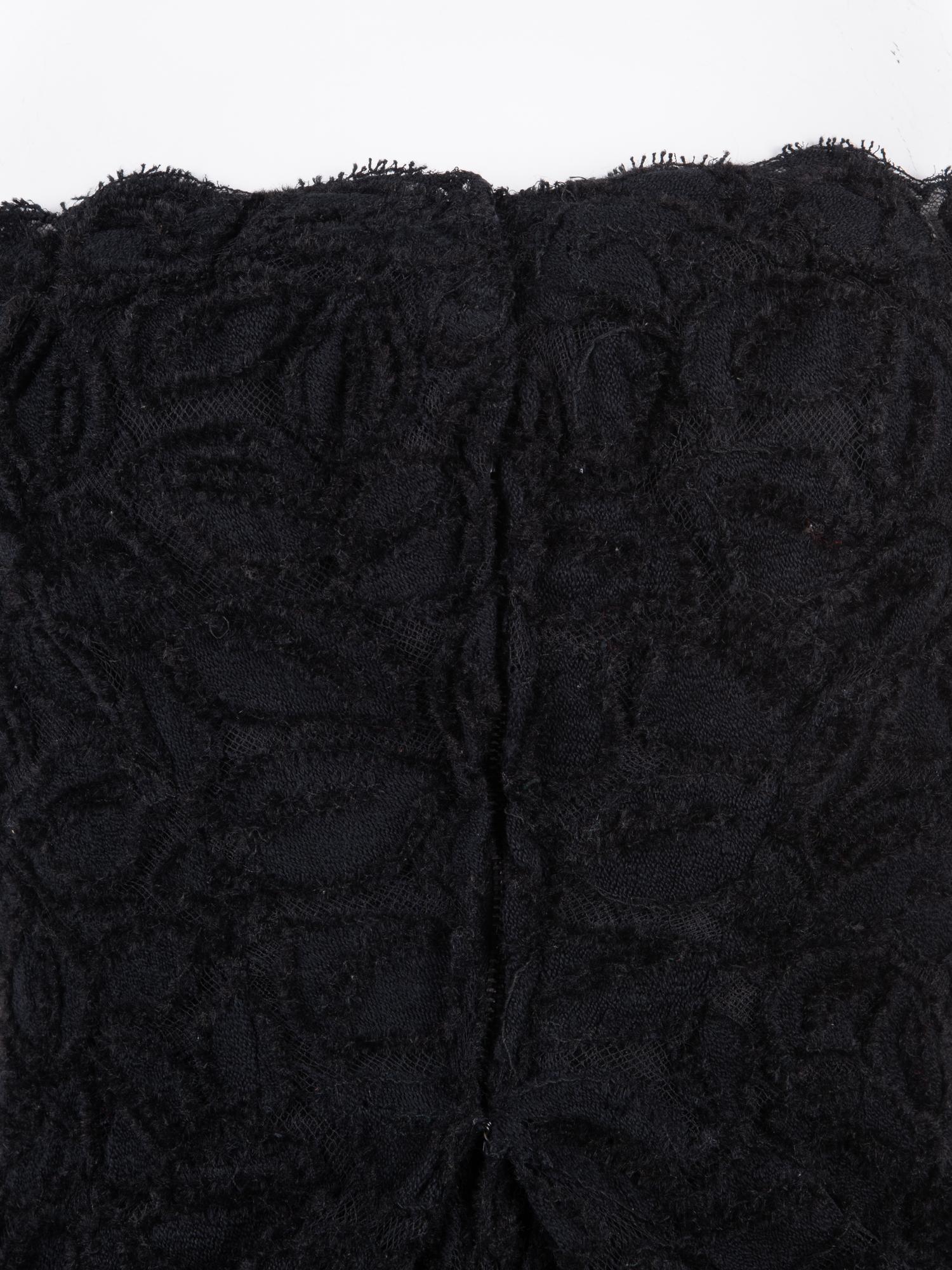 Balenciaga Couture Lace Strapless Dress, 1960s