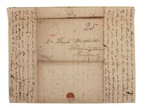 [ENSLAVEMENT & ABOLITION]. Letter describing conditions on a Mississippi plantation, including the escape and punishment of an enslaved man "Ned." Honey Island, Mississippi. 3 March 1837.