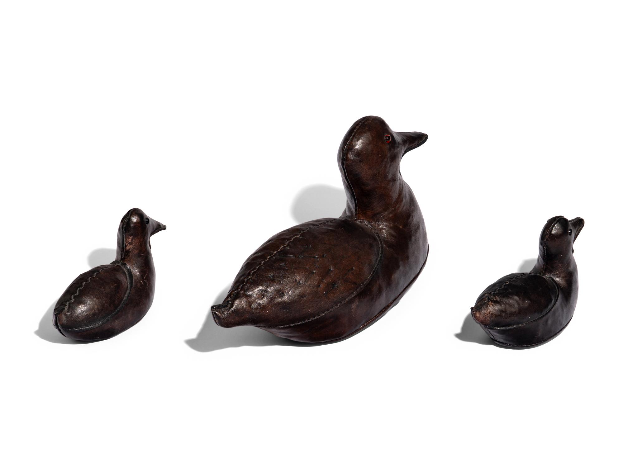 Three Duck-Form Doorstops