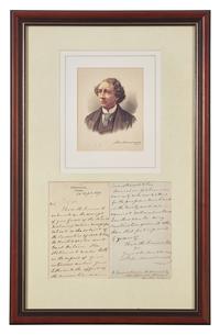 [Americana] [Canada] Macdonald, John. Autograph Letter, signed