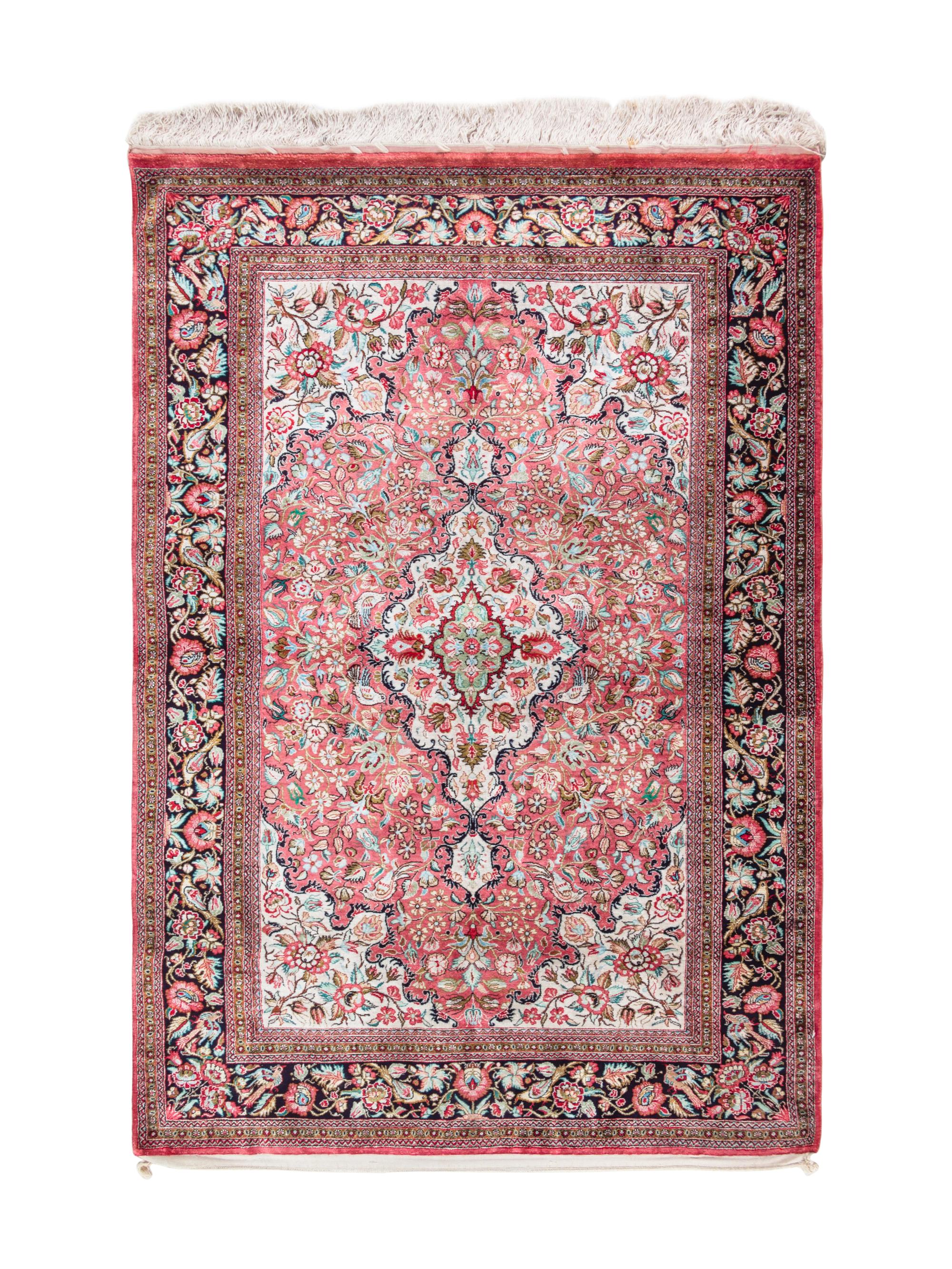 A Qum Silk Rug