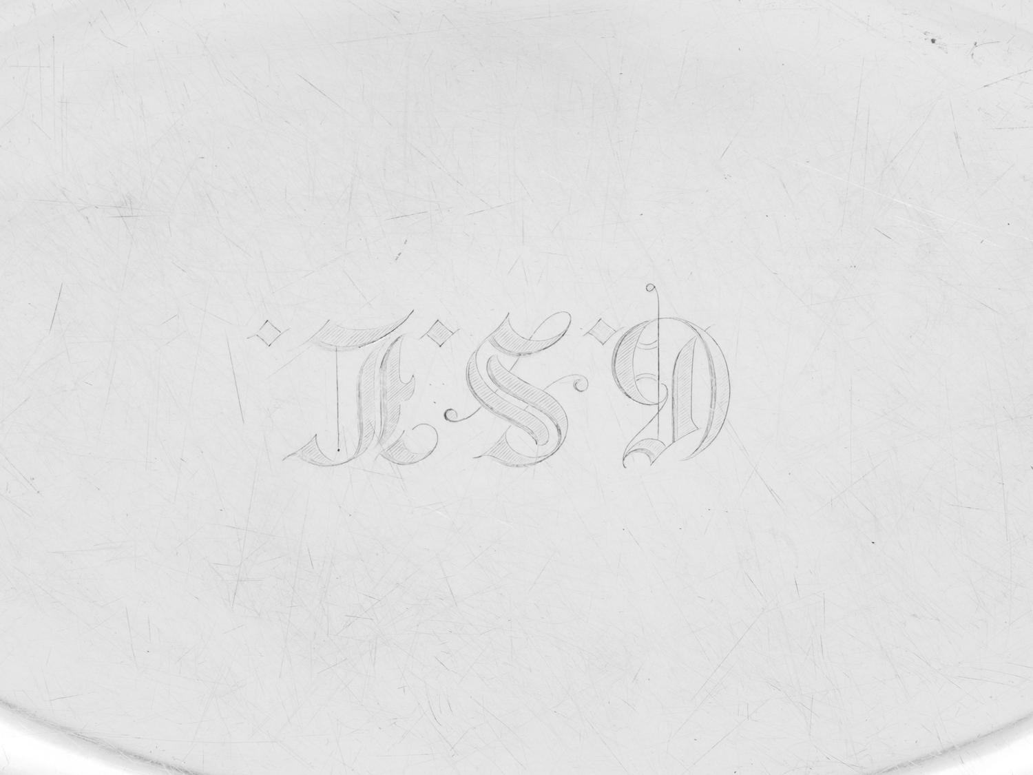 An S. Kirk & Son Repoussé Silver Serving Dish