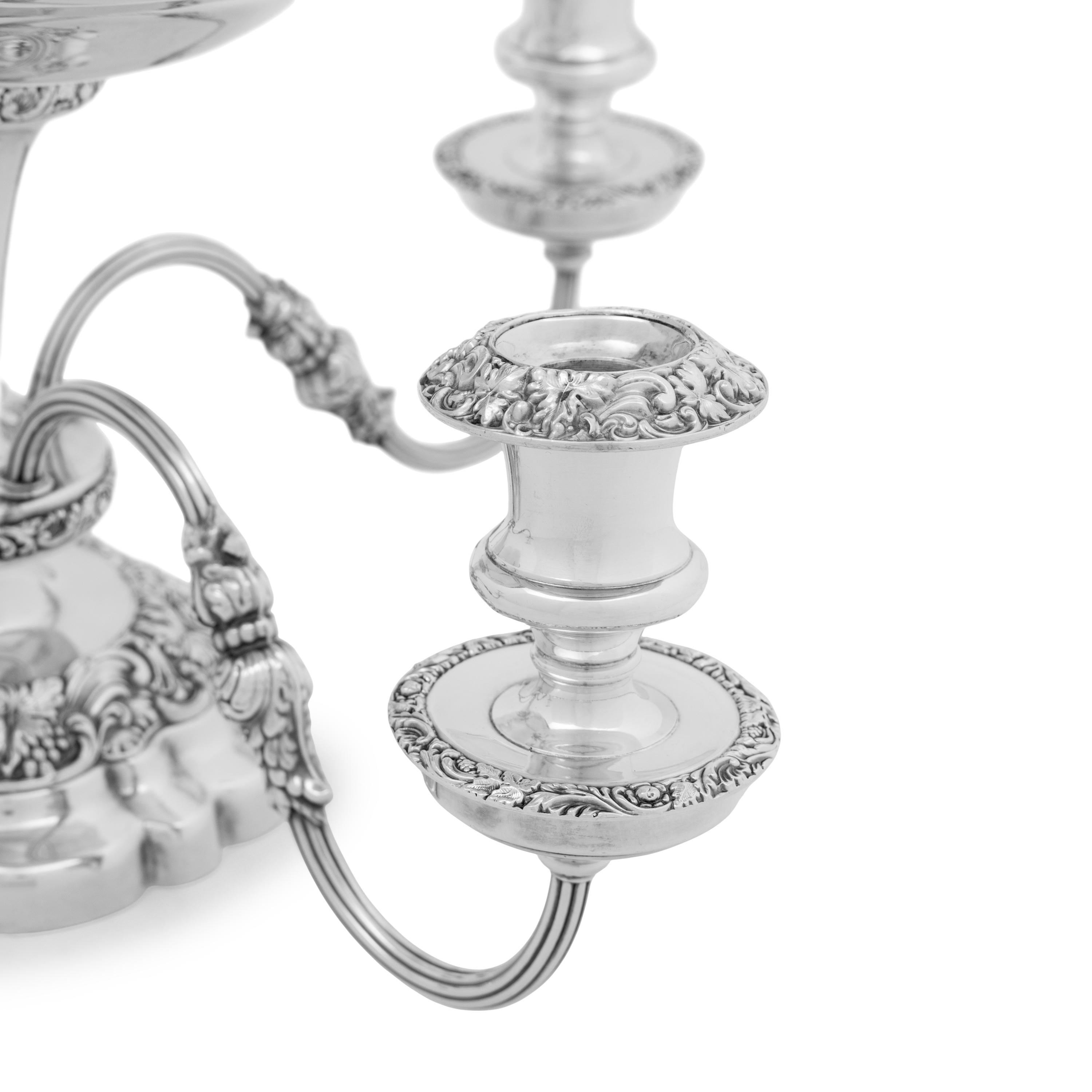 An English Silver-Plate Epergne