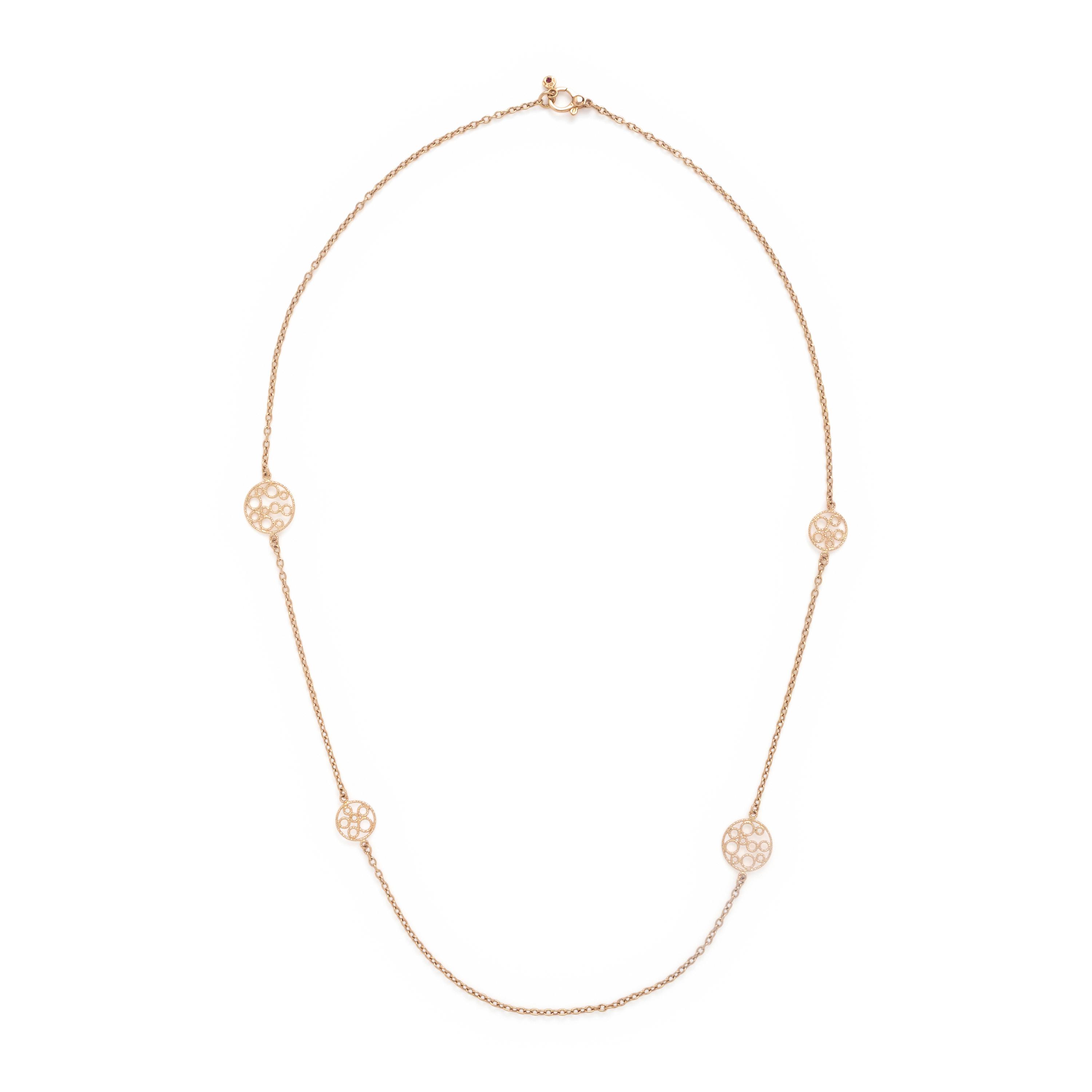 Roberto Coin, 'Bollicine', Rose Gold Necklace
