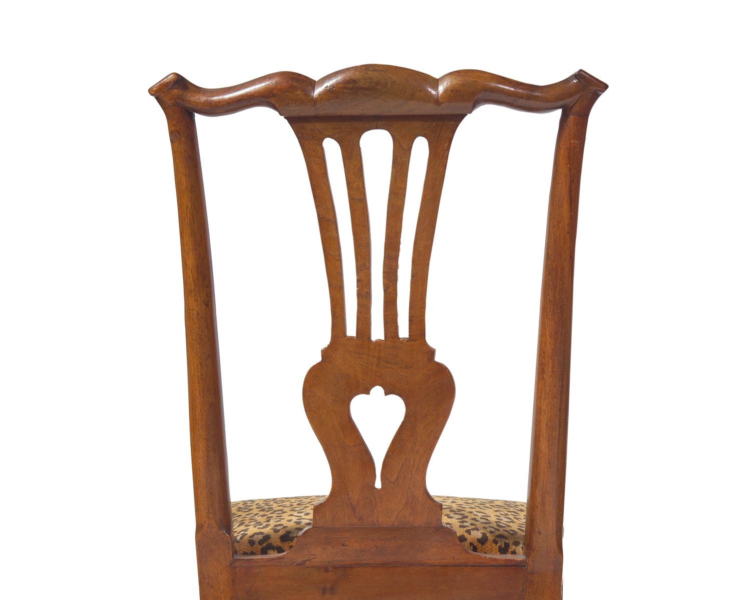 A Pair of Southern Chippendale Mahogany Side Chairs
