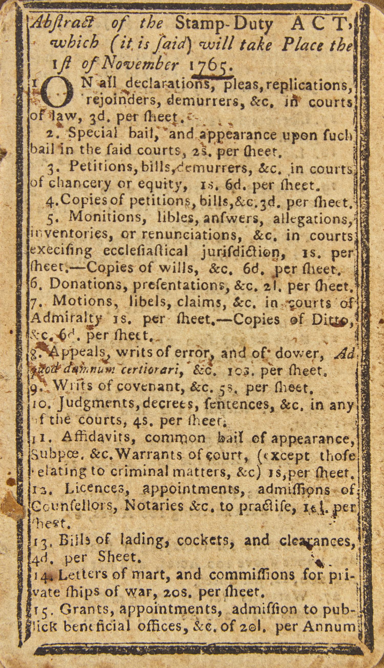 [American Revolution] [Stamp Act] (Moore, Richard, pseudonym). ( The New-York Pocket Almanack, For the Year 1766... )