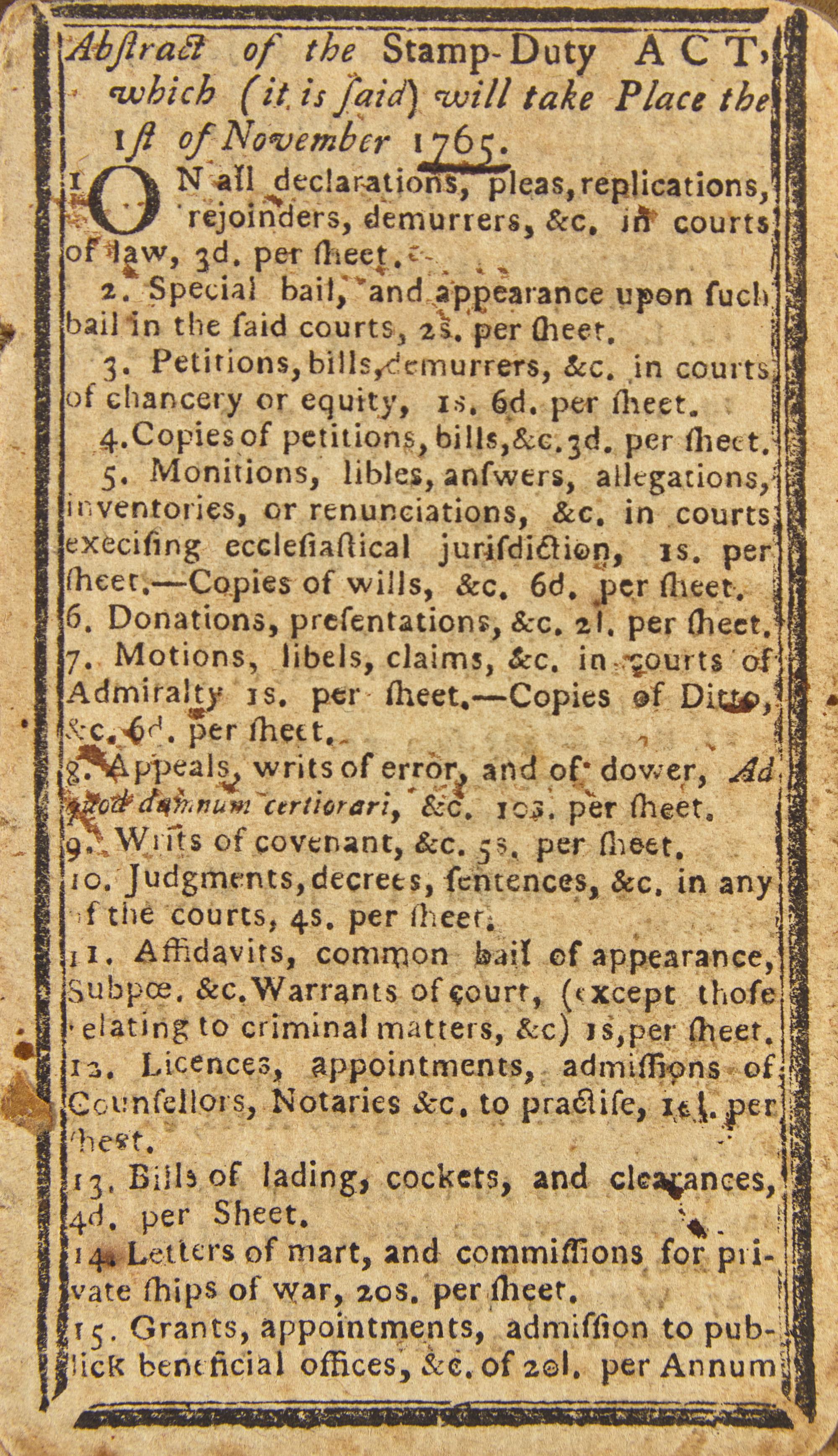 [American Revolution] [Stamp Act] (Moore, Richard, pseudonym). ( The New-York Pocket Almanack, For the Year 1766... )