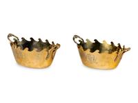 Pair of George III Silver Gilt Verrières