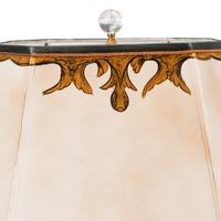 A Pair of Gilt Bronze and Rock Crystal Table Lamps
