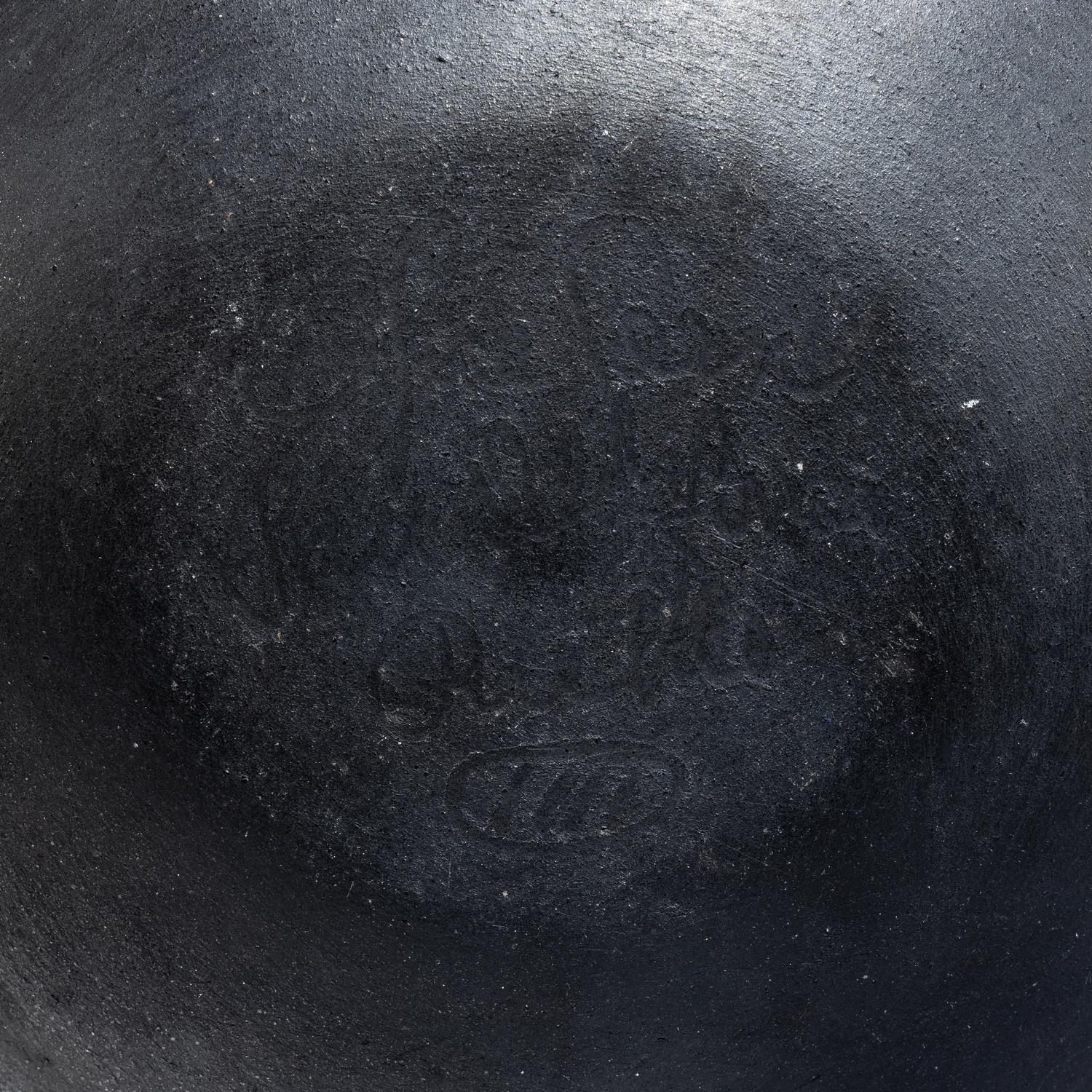 Blackware Pottery Plate