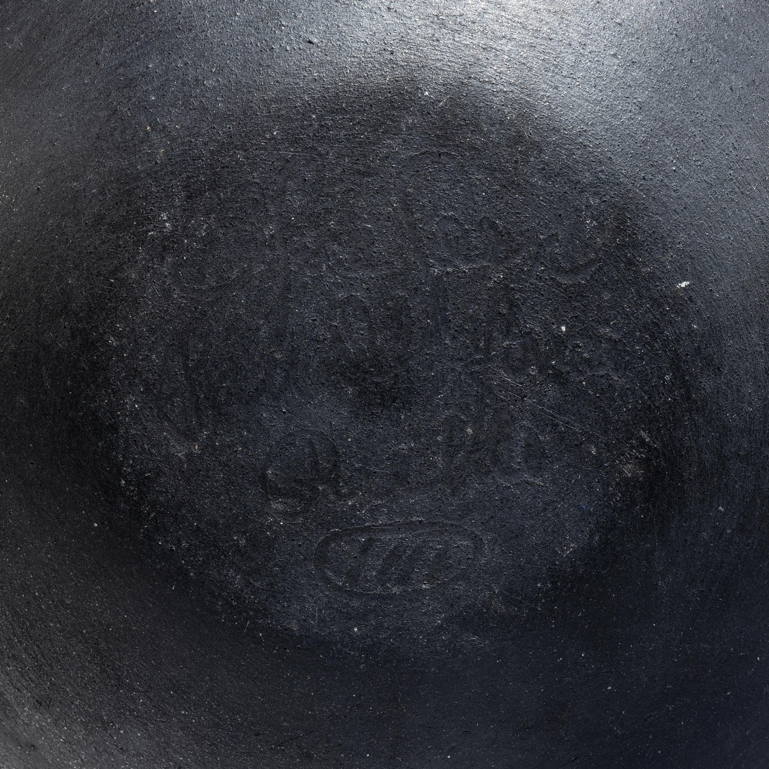 Blackware Pottery Plate