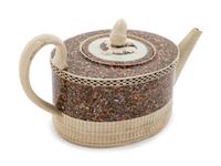 A Staffordshire "Terra Tersia" Creamware Teapot