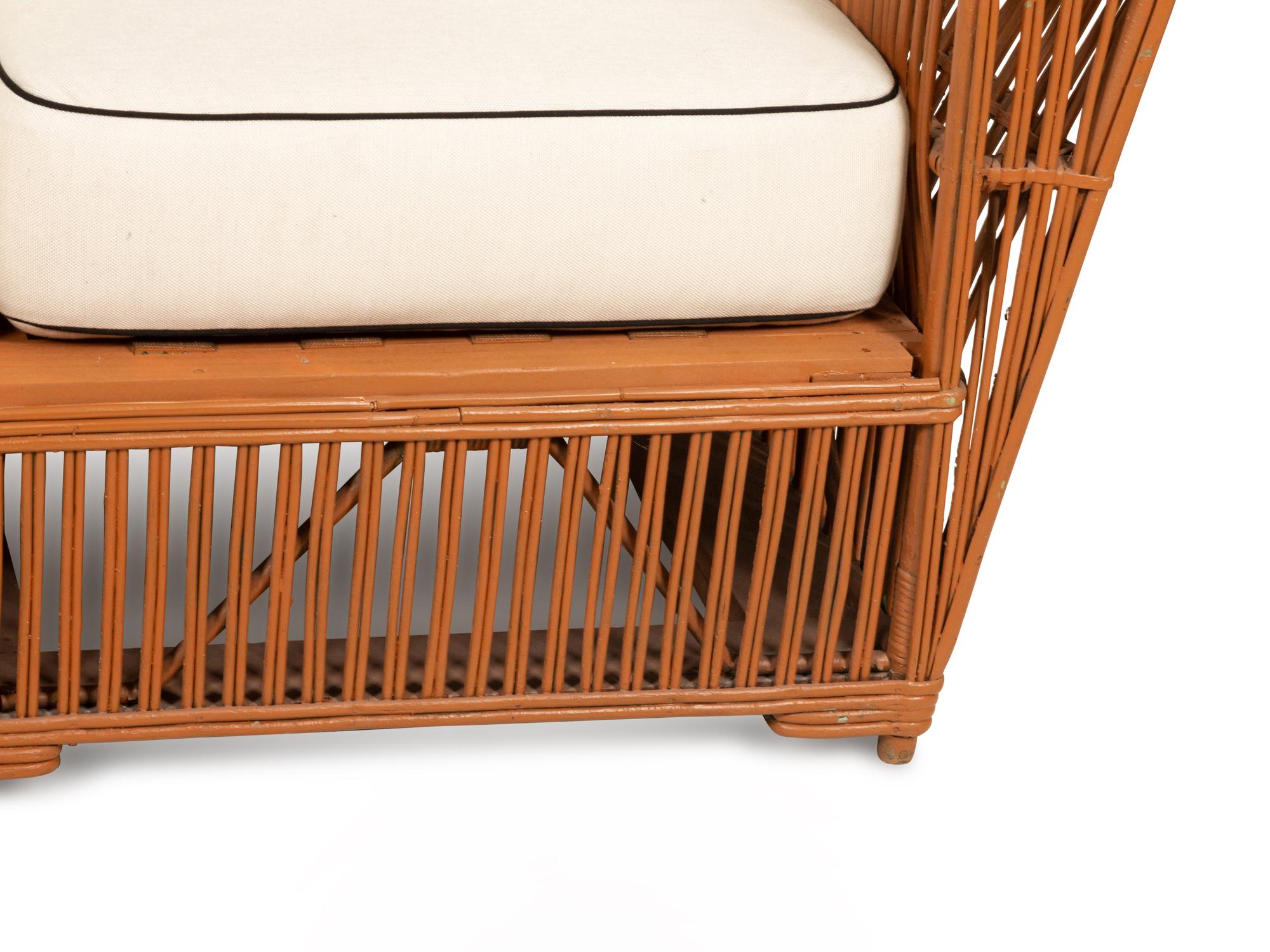 A Presidents Stick Rattan Nantucket Seating Suite