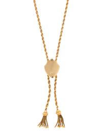 YELLOW GOLD SLIDE NECKLACE