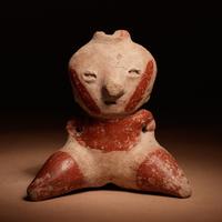A Nayarit Terracotta Seated Figure