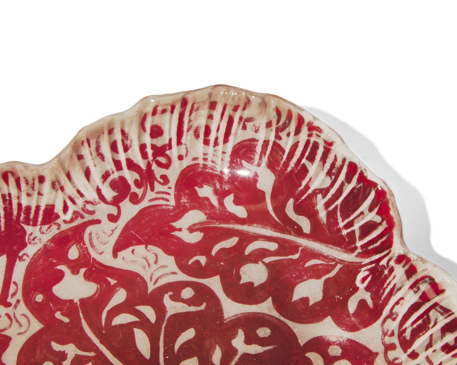 A Wedgwood Lustreware Dish in the Manner of William de Morgan