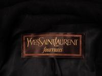 Yves Saint Laurent, Wool Coat with Astrakhan Trim