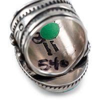 Navajo Sterling Silver Rings, with Inlay