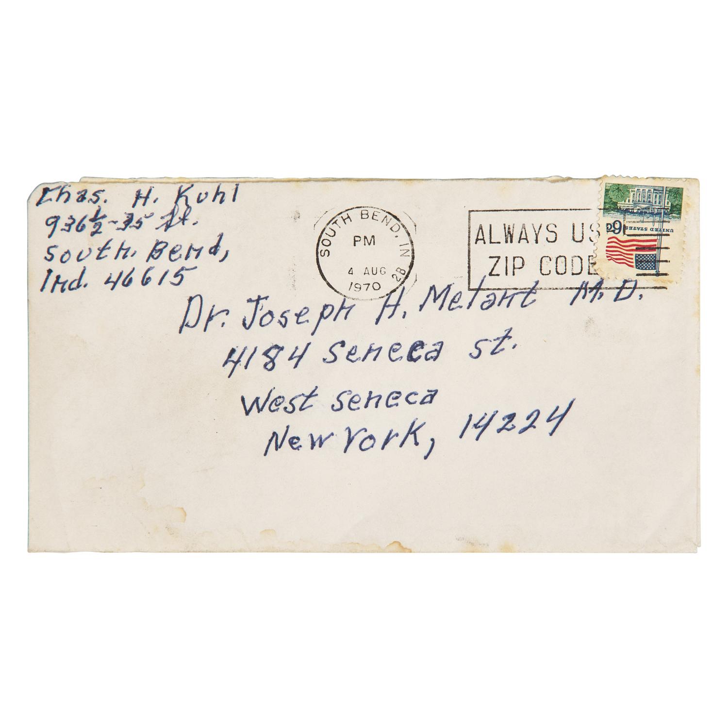 [World War II] [Patton, Gen. George S.] Kuhl, Charles H. Autograph Letter, signed