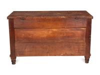 A Country Grain Painted Poplar Two Drawer Blanket Chest