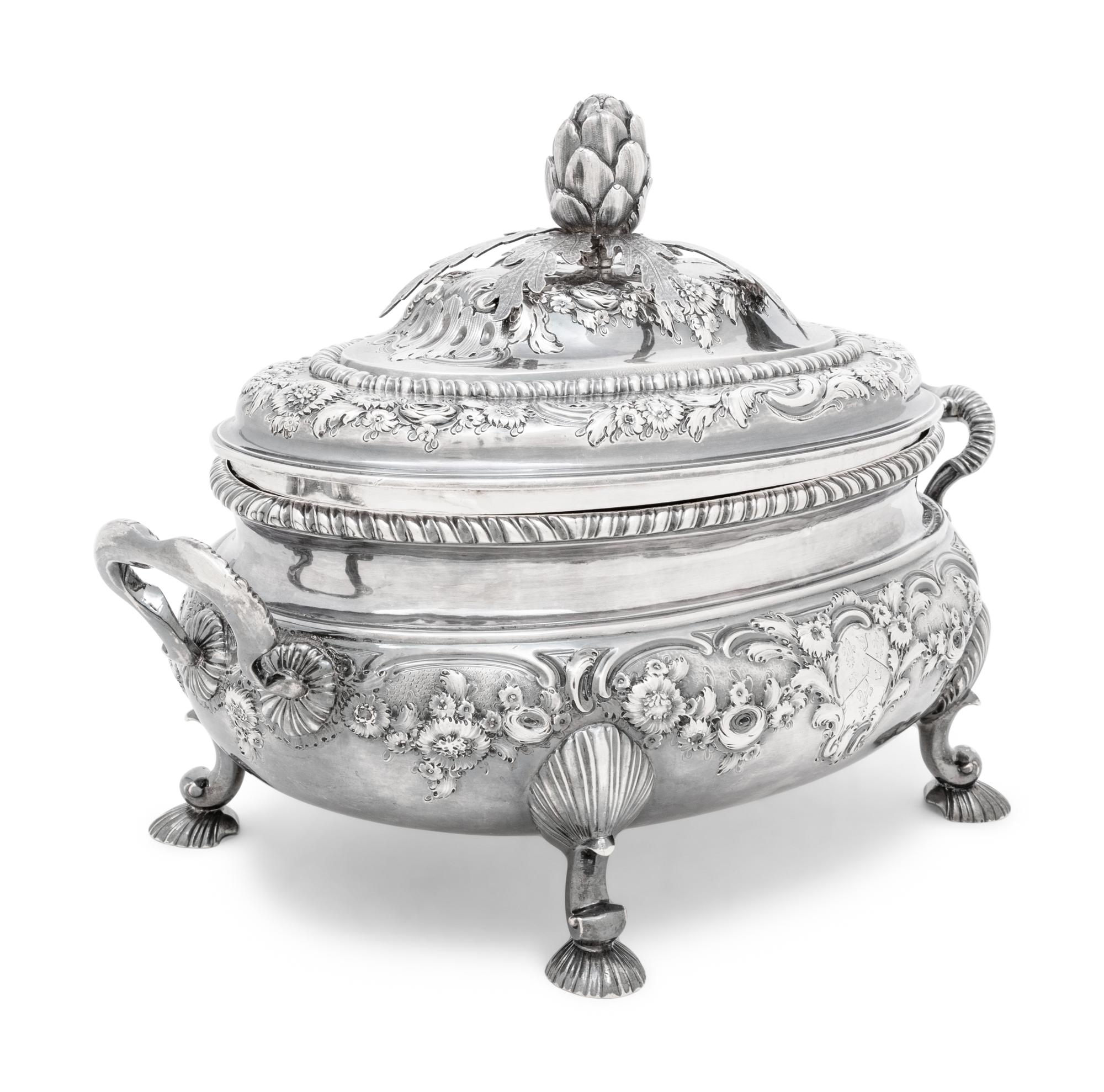 A Georgian Silver Tureen and Cover