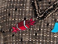 LIBERTINE, EMBROIDERED TWEED COAT