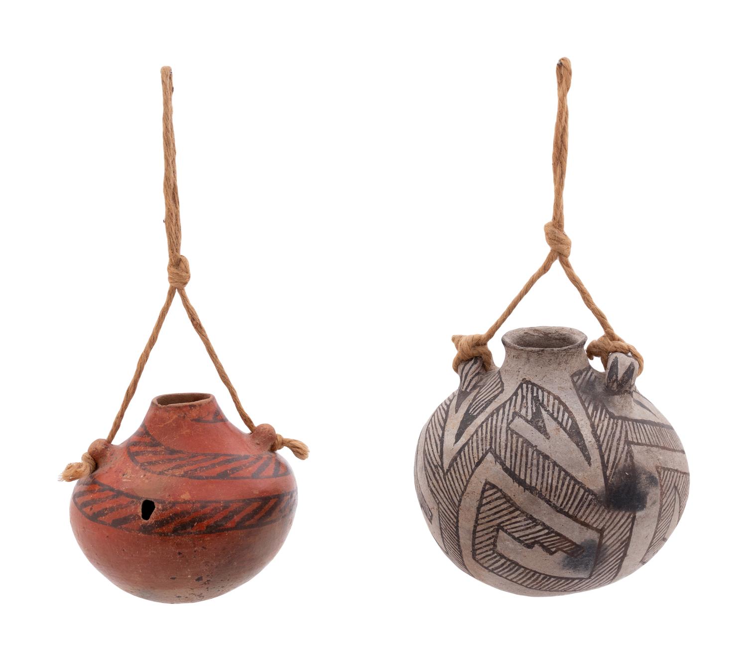 Chaco and Medicine Pottery Canteens