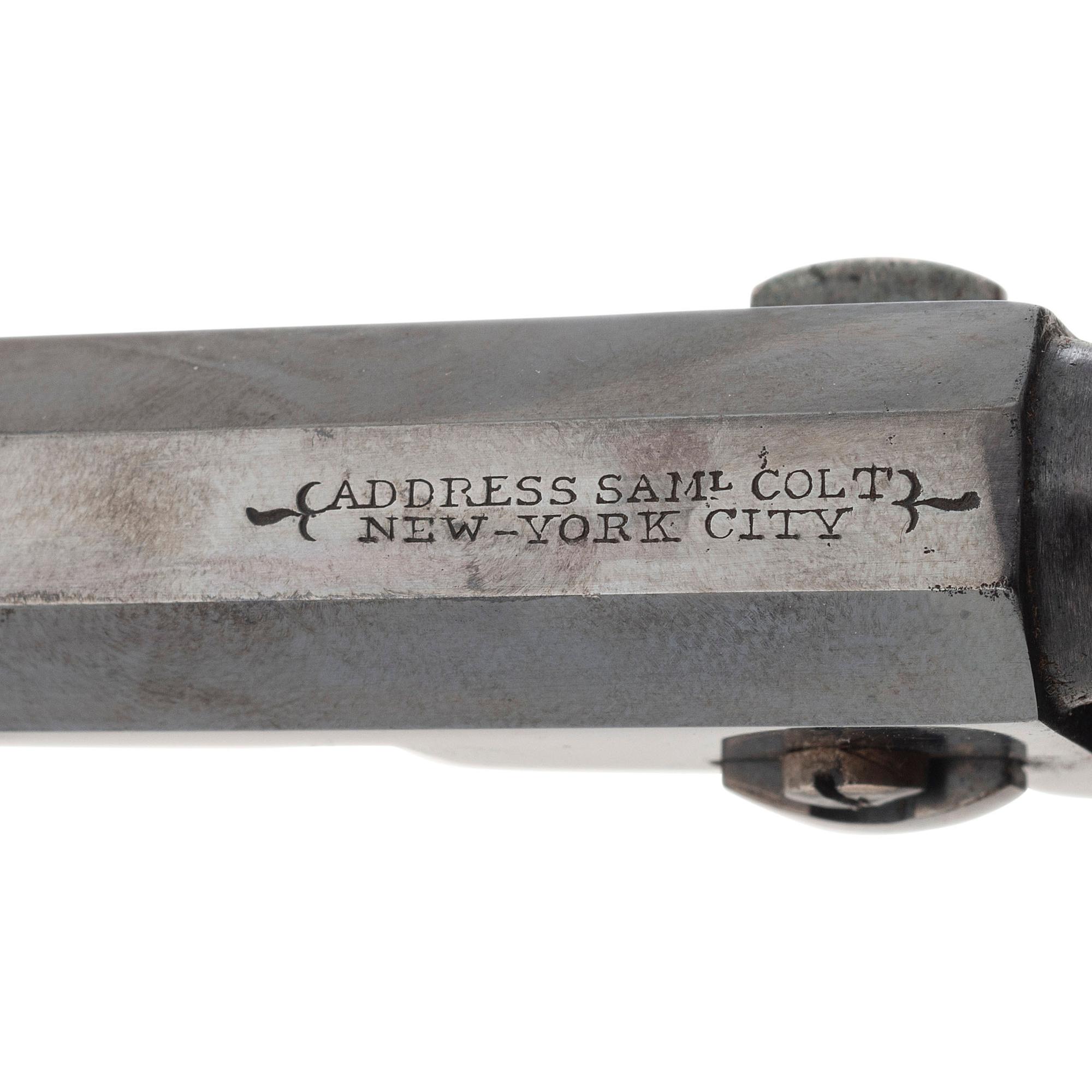 Restored Colt Baby Dragoon Inscribed to Charles H. Ross