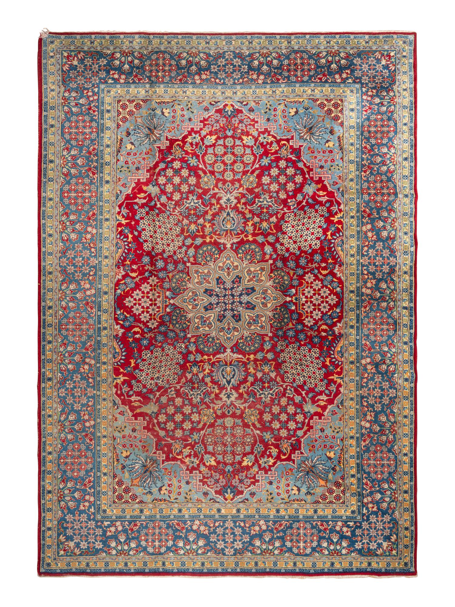An Isfahan Wool Rug