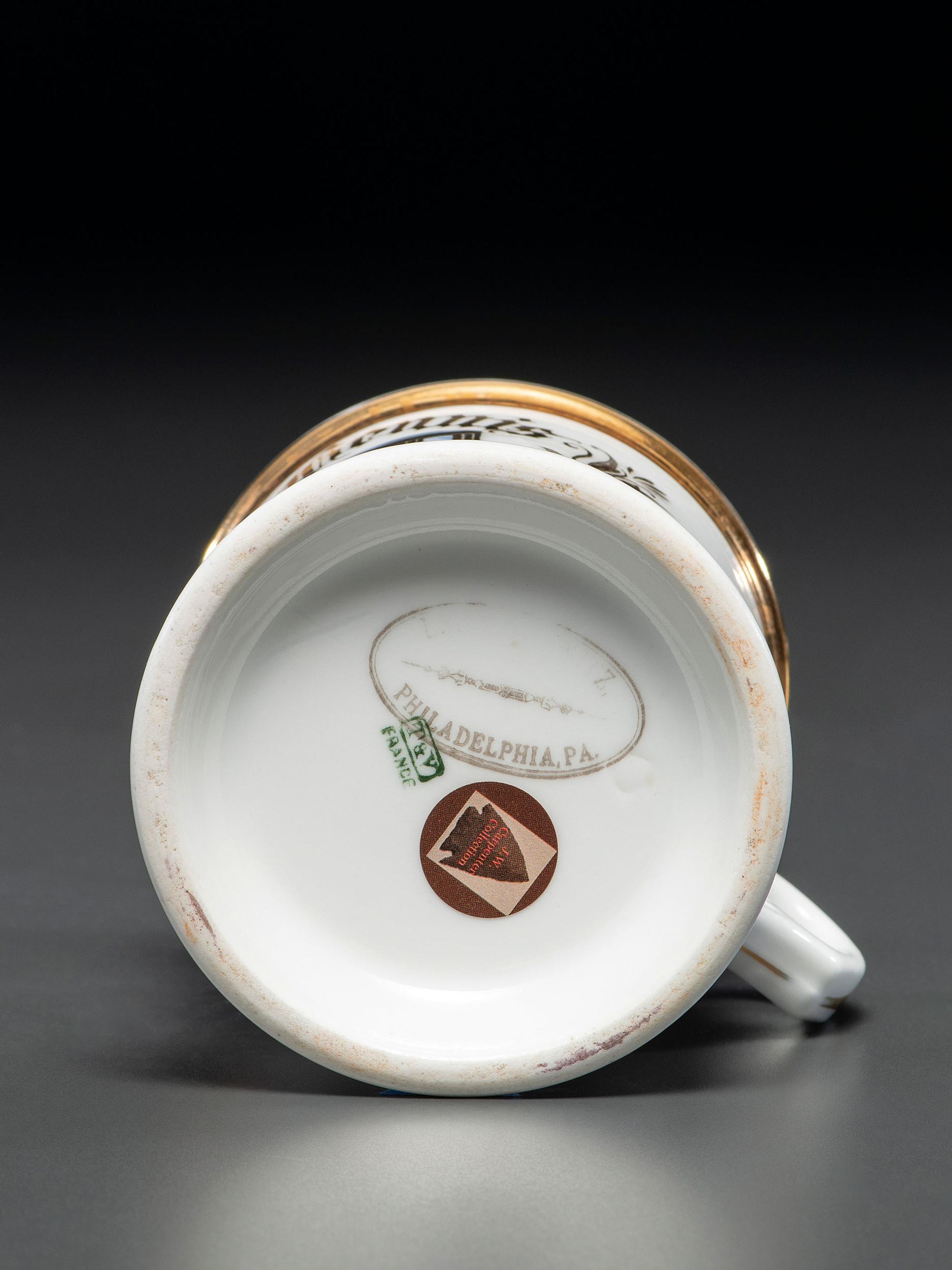 An Ambulance Driver's Porcelain Occupational Shaving Mug