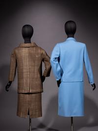 Two Haute Couture Skirt Suits: One Philippe Venet and One Grès, 1970-80s