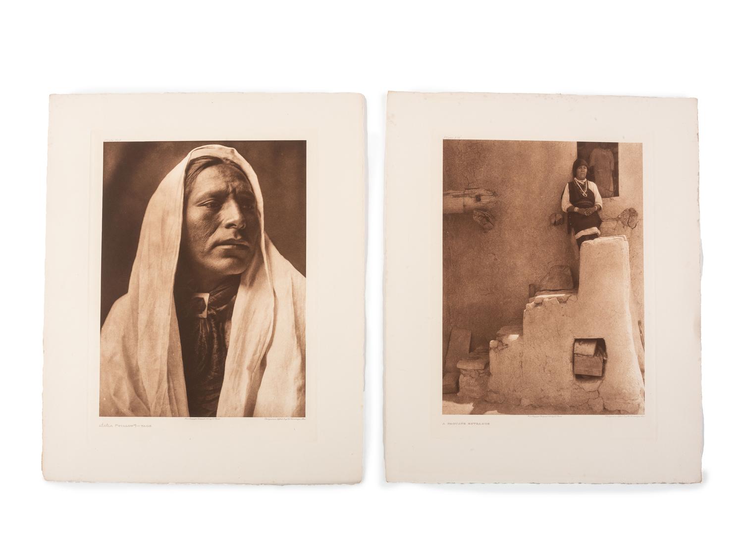 CURTIS, Edward S. (1868-1952). Complete Portfolio XVI of 36 photogravures from The North American Indian .