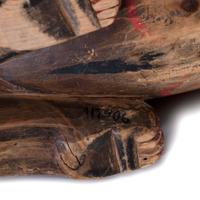 Haida Painted Wood Bear