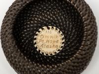 Lidded Baleen Basket, with Carved Bear and Seal Finial