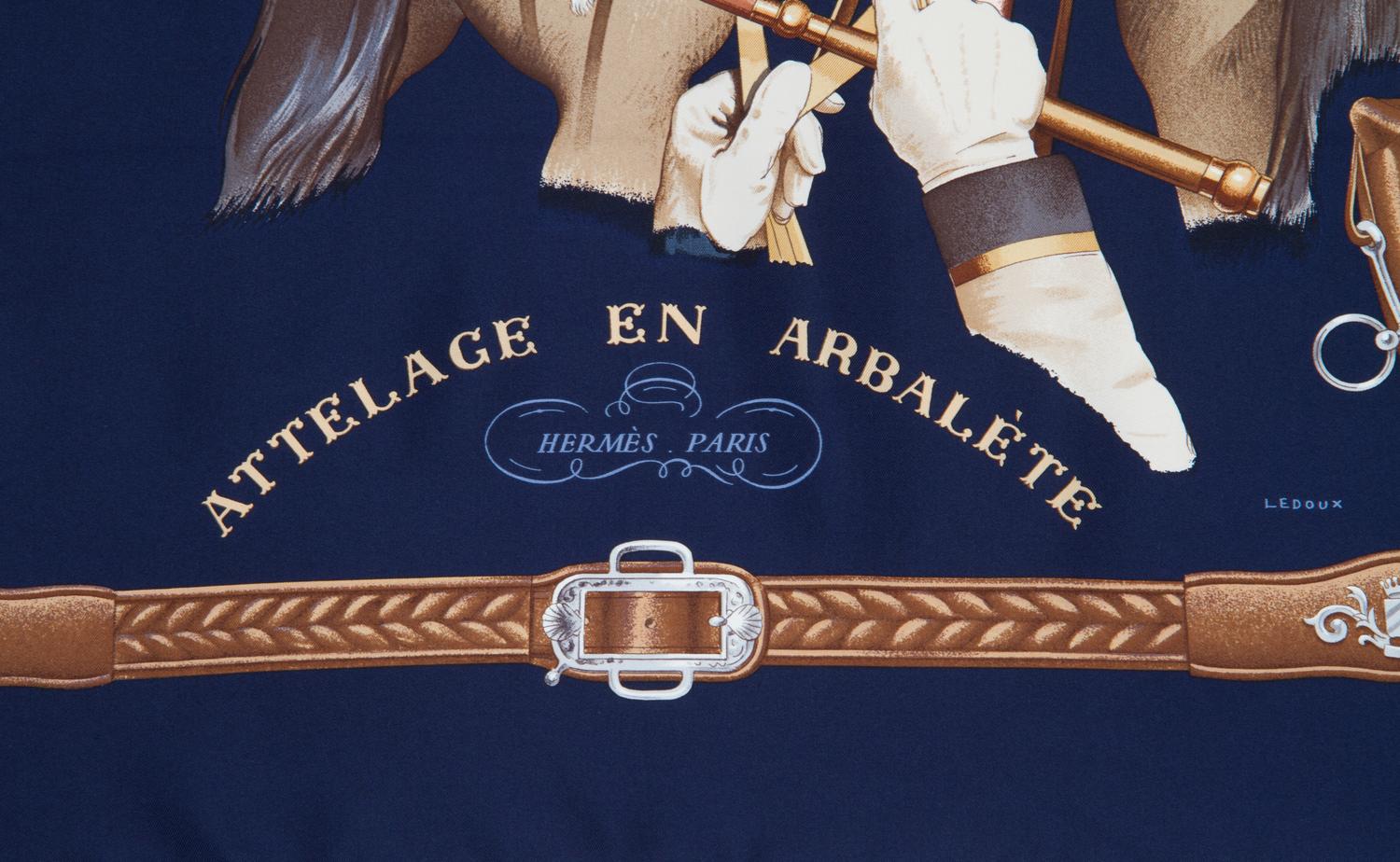 An Hermes 90cm Silk Scarf, 36" x 36".