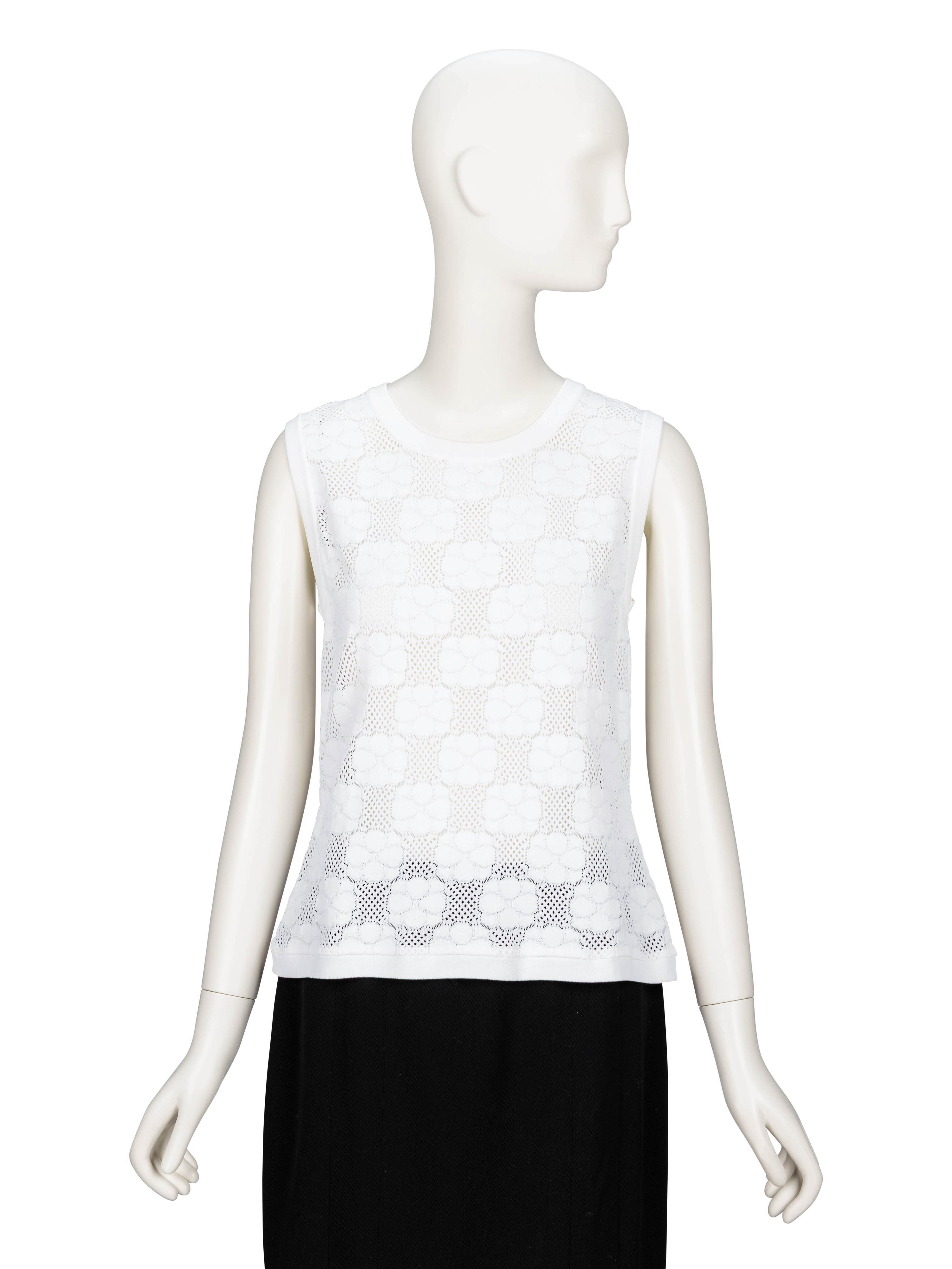 Chanel, Four Black & White Tops
