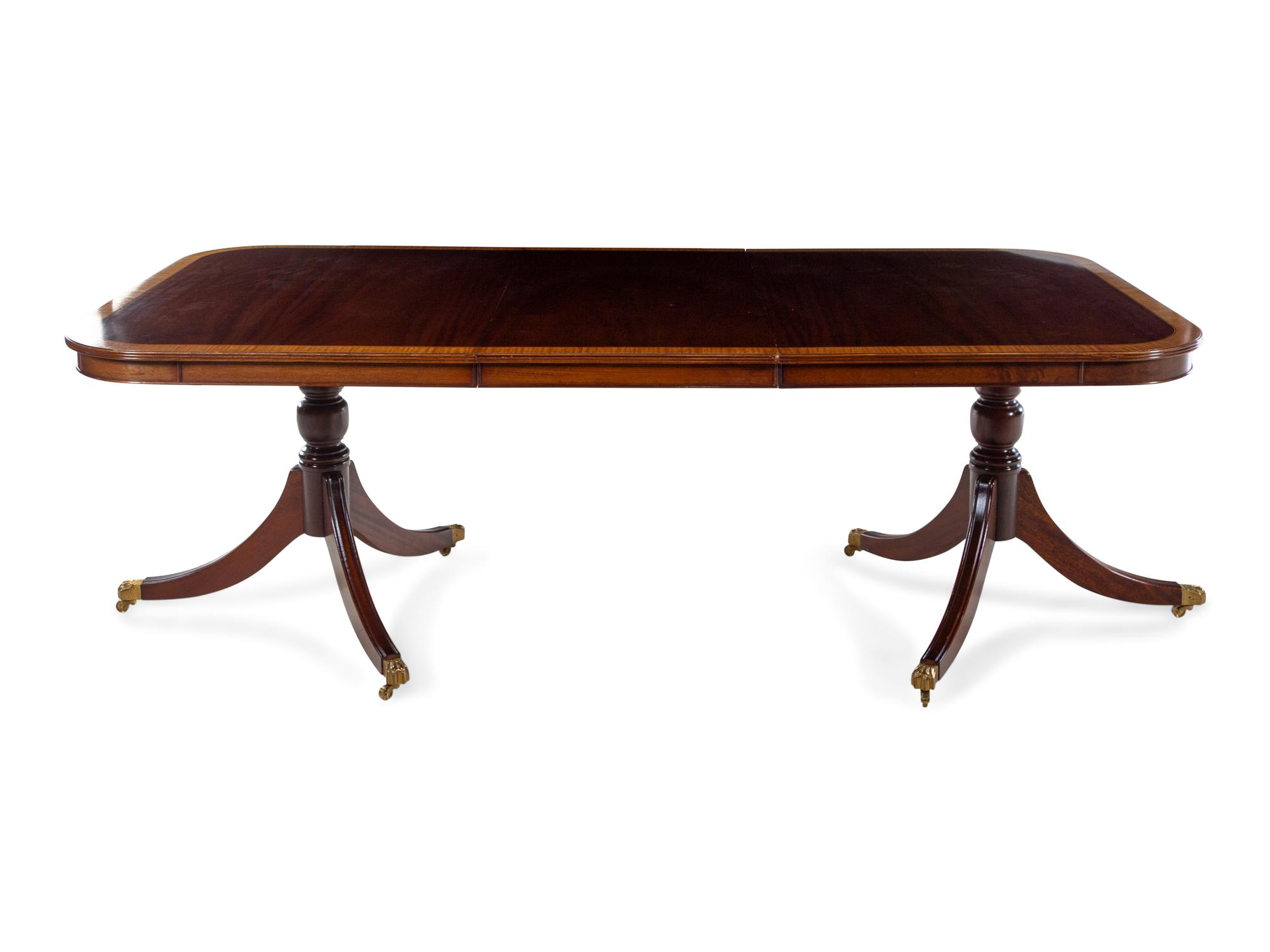 A Regency Style Mahogany Dining Table