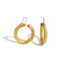 A Pair of Roman Gold Earrings