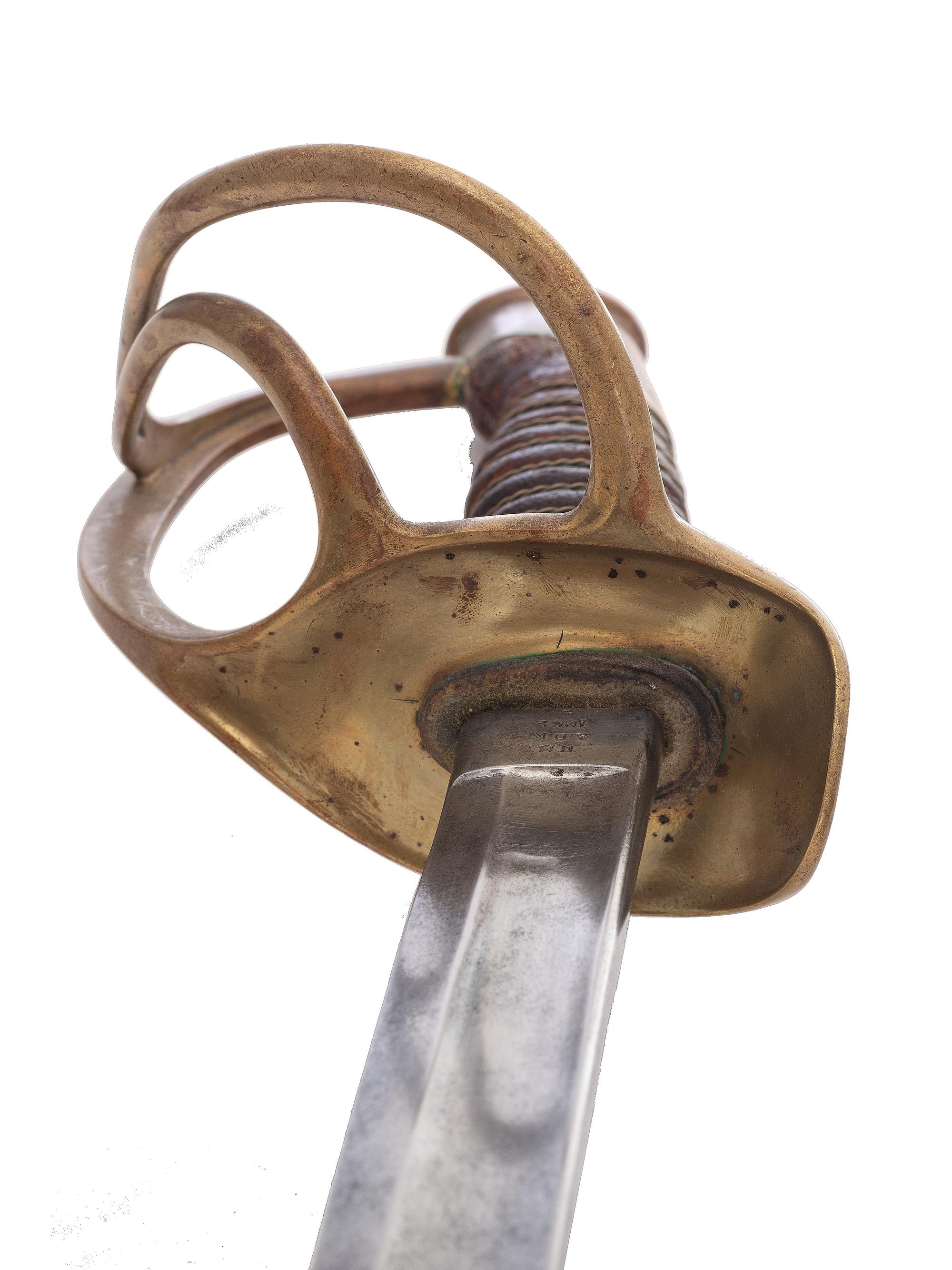 [CIVIL WAR]. A collection of items identified to General James Lyman Van Buren, incl. US Model 1860 Light Cavalry saber, buff saber belt, shoulder straps, insignia, and photographs.