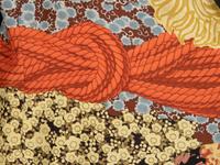 DRIES VAN NOTEN, PRINTED SILK ROBE