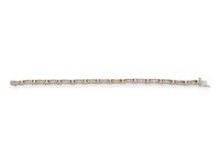 BICOLOR GOLD AND DIAMOND BRACELET