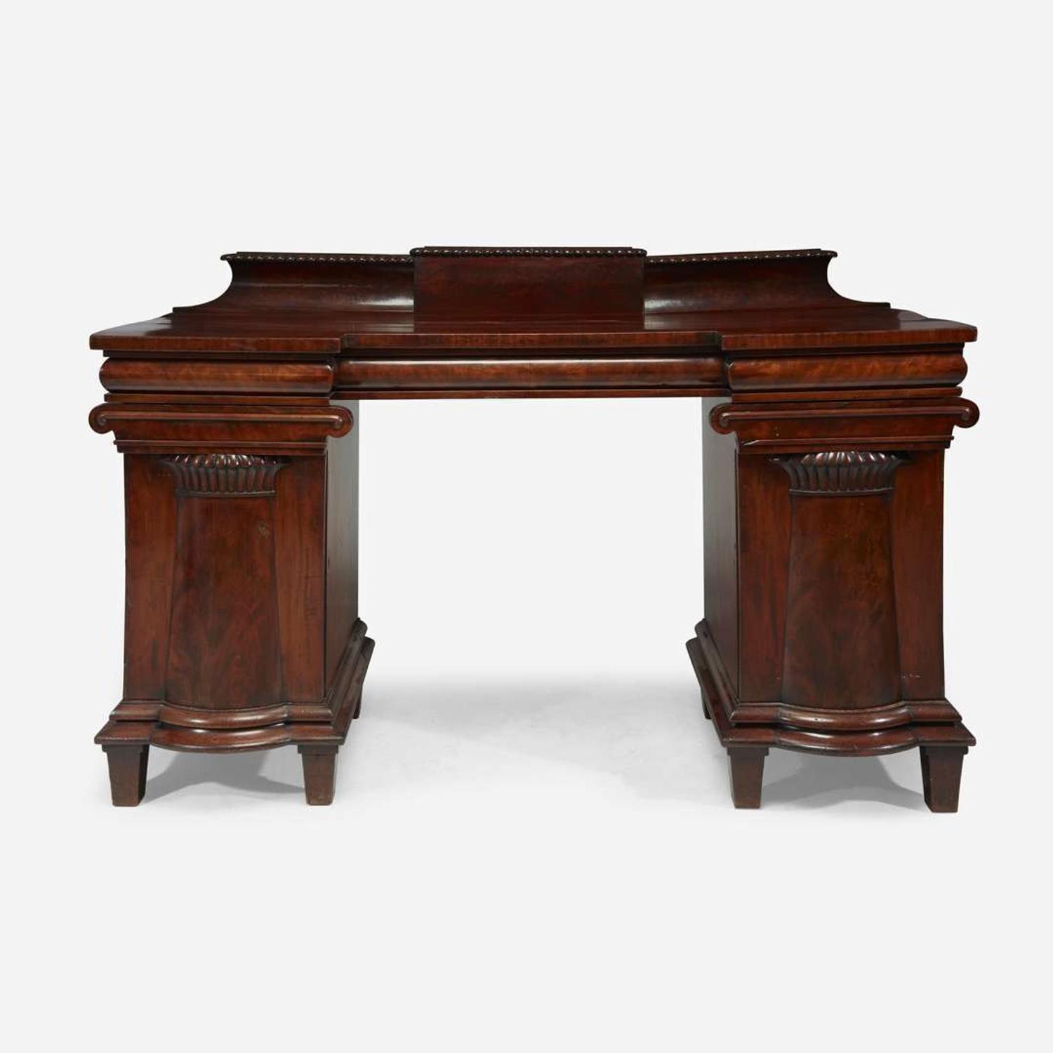A Regency / William IV mahogany sideboard second quarter 19th century