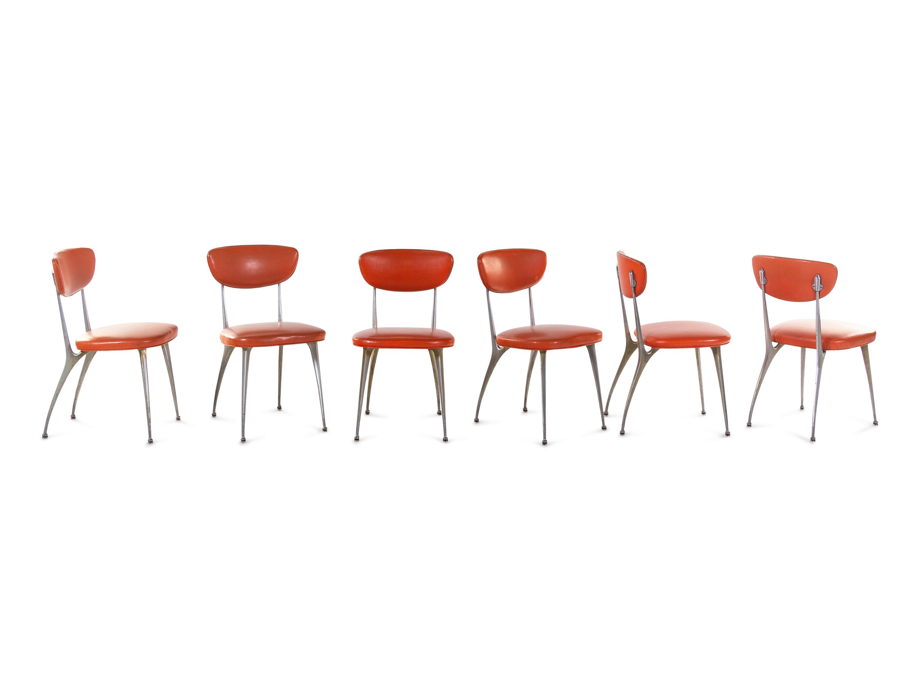 Set of Six Gazelle Dining Chairs