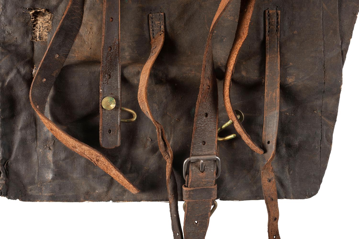 [CIVIL WAR]. Federal issue double bag knapsack.
