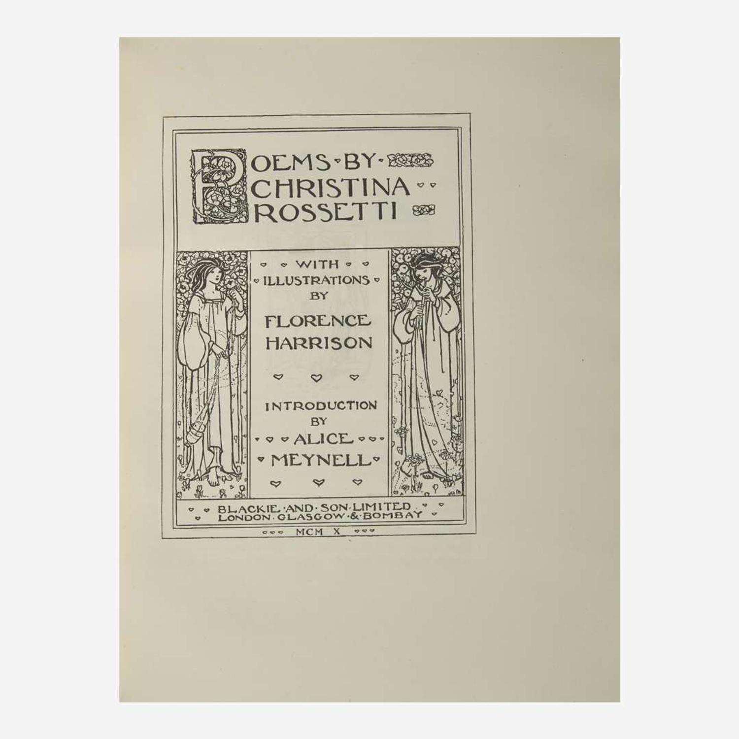 [Children's & Illustrated] [Harrison, Florence] Rossetti, Christina Poems