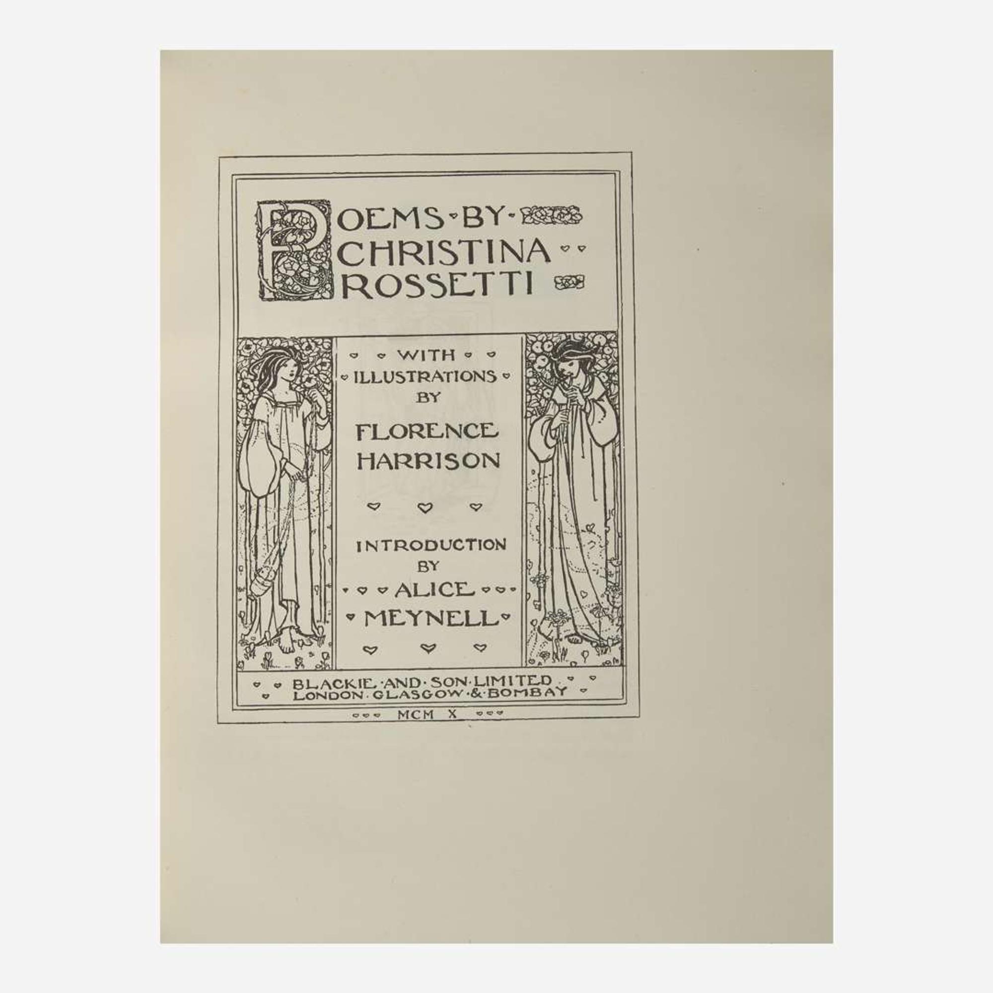 [Children's & Illustrated] [Harrison, Florence] Rossetti, Christina Poems