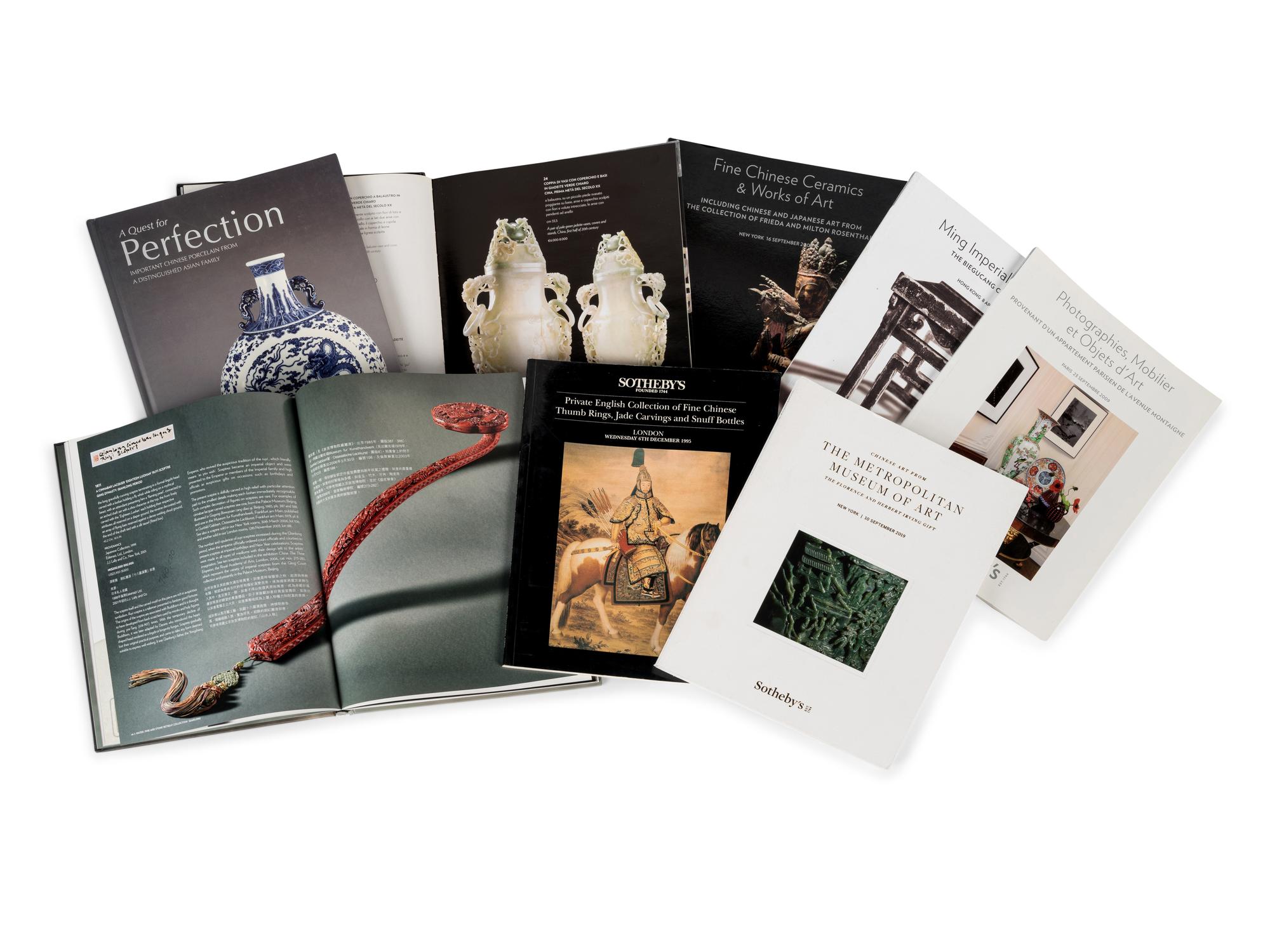 [CHINESE ART--SPECIAL COLLECTION] A group of auction catalogues about special Chinese art collections